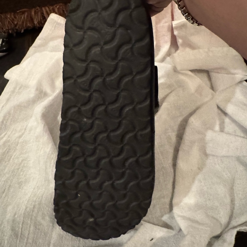 Birkenstock Black Leather Slip-On Clogs - Picture 11 of 16
